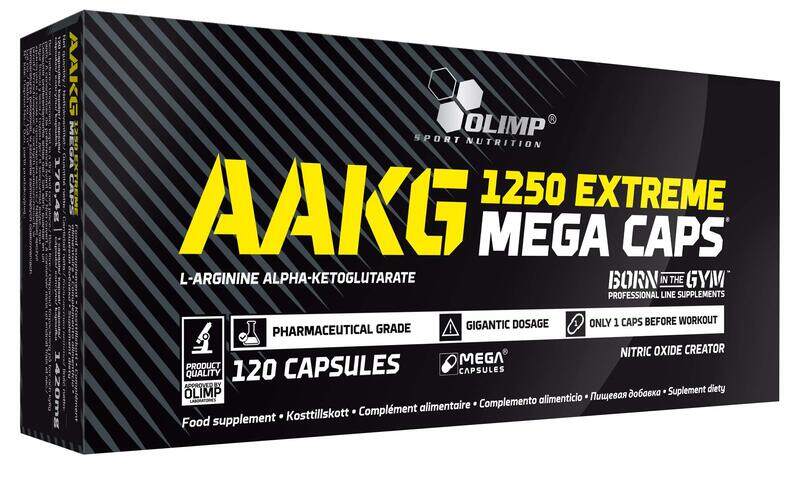 

Olimp AAKG 1250 Extreme Mega Caps, 120 Capsules