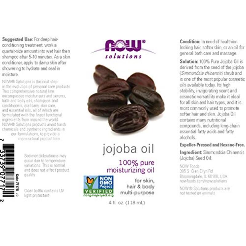 Now Foods 100% Pure Jojoba Oil, 118ml