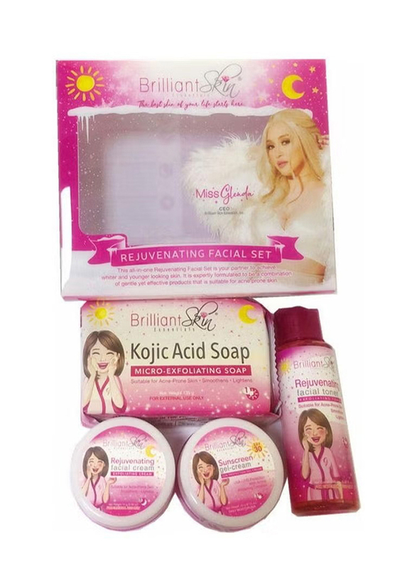 Brilliant Skin Pink Rejuvenating Facial Kit, Set