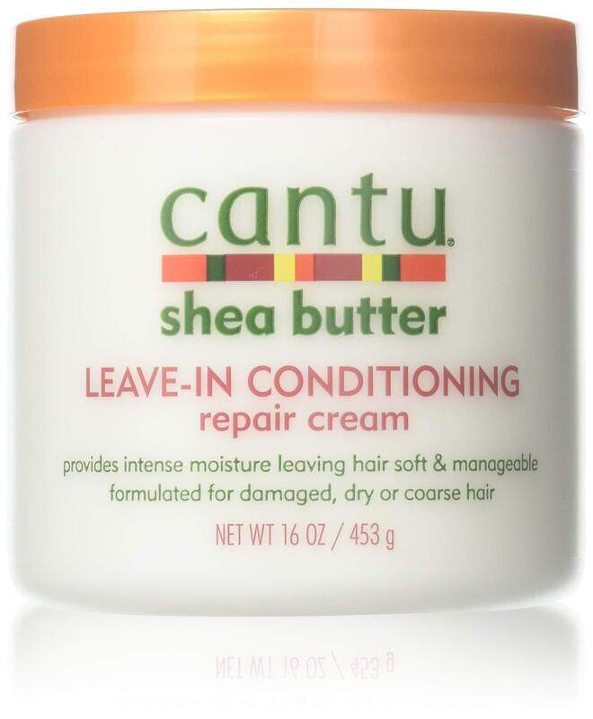 

Cantu Shea Butter Leave-In Conditioning Repair Cream for Damaged Hair, 3 x 16oz