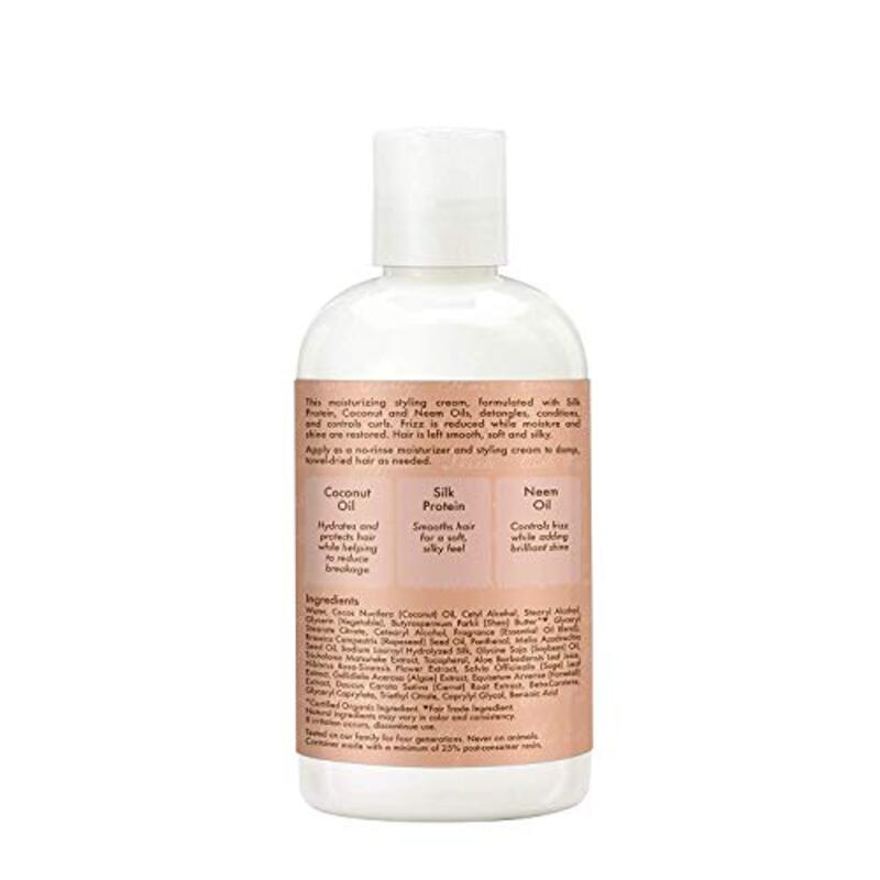 Shea Moisture Coconut & Hibiscus Curl Style Milk, White, 8 Oz