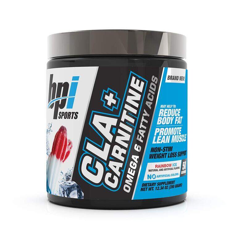

BPI Sports CLA + Carnitine Supplement, 50 Servings, 350gm, Rainbow Ice