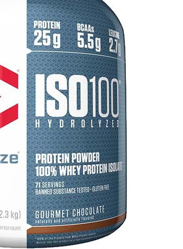 Dymatize ISO100 Hydrolized Whey Protein Powder, 2.3Kg, Gourmet Chocolate