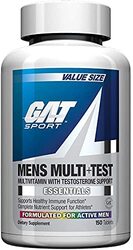 Gat Sport Men's Multi Testosterone Support Diatery Supplement, 150 Capsules