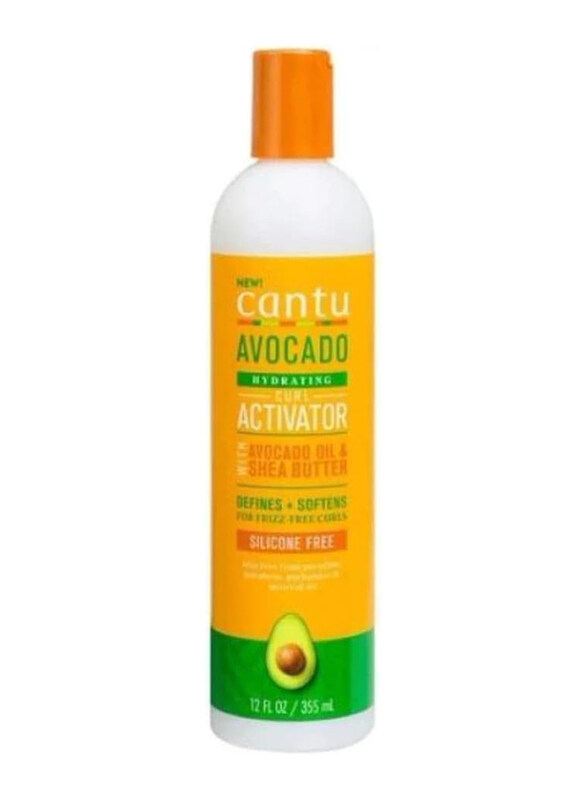 

Cantu Avocado Hydrating Curl Activator Cream for Curly Hair, 3 x 355ml