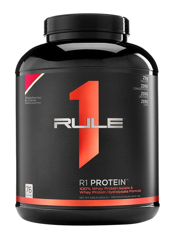 

Rule 1 R1 Protein, 76 Servings, Strawberries & Creme
