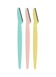 Dorco Tinkle Eyebrow Razor Set, 3 Pieces, Multicolour