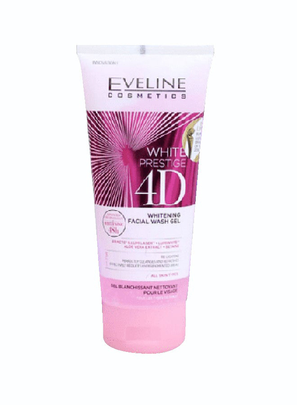 Eveline Cosmetics White Prestige 4D Whitening Facial Wash Gel, 200ml