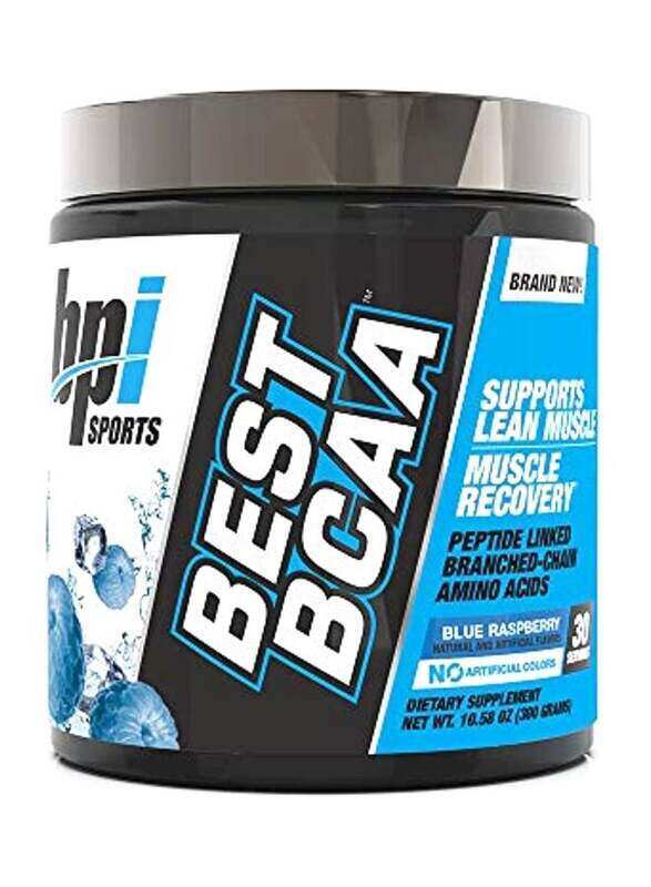 

BPI Sports Best BCAA Muscle Recovery Powder, 30 Servings, Blue Raspberry