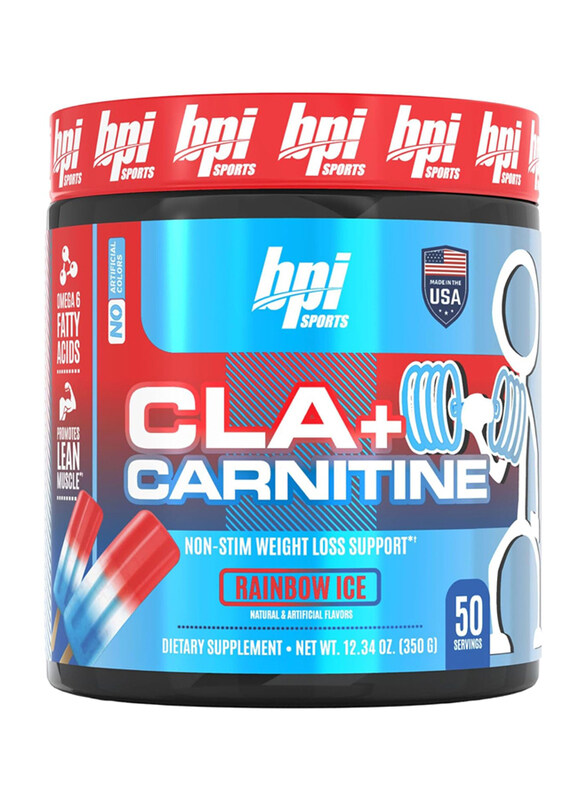 

BPI Sports CLA + Carnitine, 350gm, Rainbow Ice