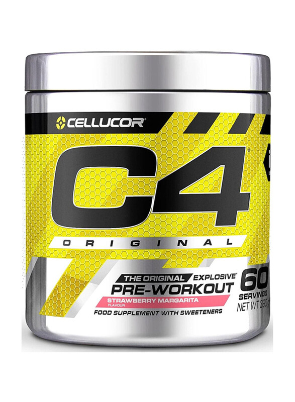 

Cellucor C4 Original Beta Alanine Sports Nutrition Bulk Pre Workout Powder, 60 Servings, Strawberry Margarita