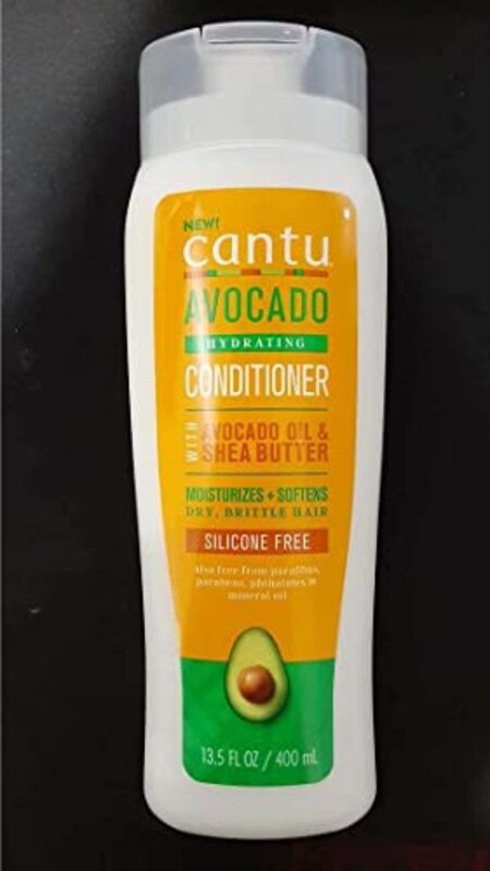 Cantu Avocado Hydrating Conditioner for Dry Hair, 2 x 400ml