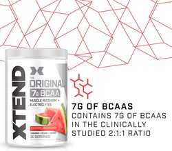 Scivation Xtend Original 7G Bcaa Muscle Recovery + Electrolytes, 420 gm, Watermelon Explosion