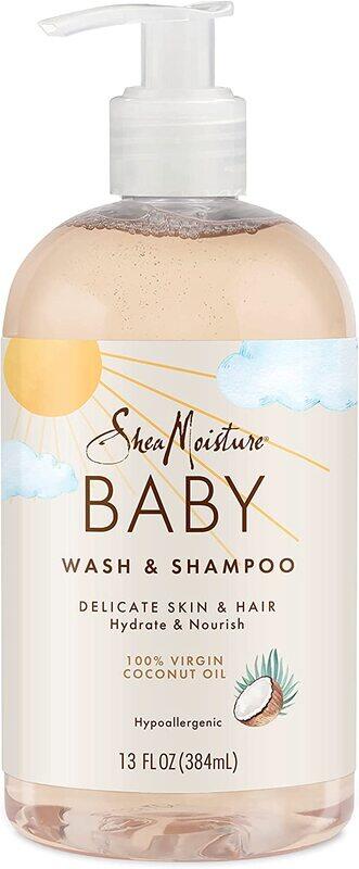 

Shea Moisture 13Oz Baby Wash and Shampoo for 100% Virgin Coconut Oil For Kids