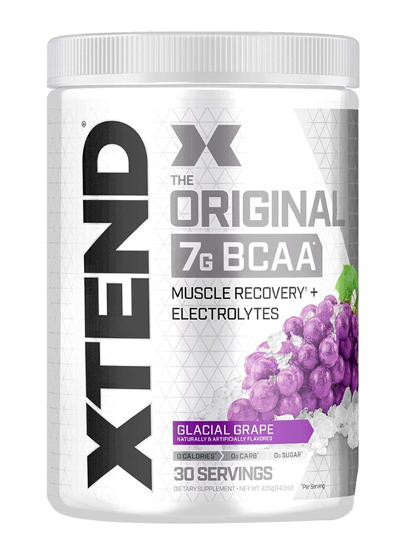 Scivation Xtend Original BCAA Supplement, 30 Servings, Glacial Grape