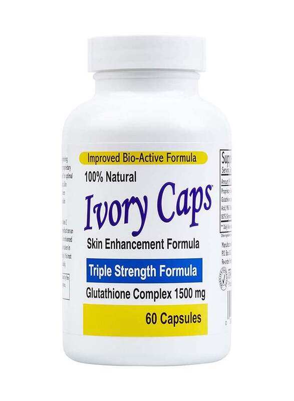 

Ivory Caps Glutathione Skin Enhancement Formula, 60 Capsules