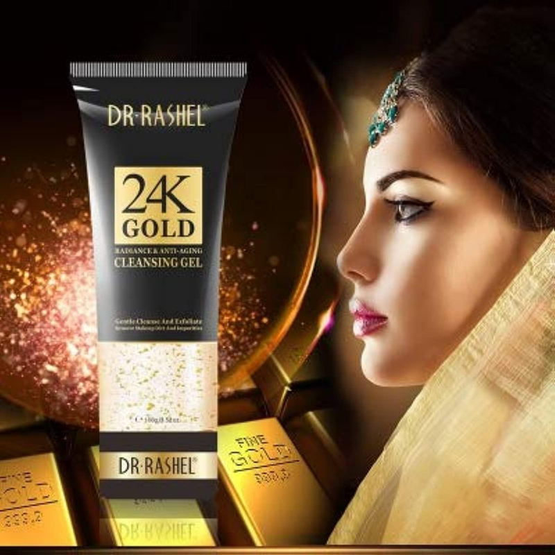 Dr. Rashel 24k Gold Radiance & Anti-Aging Cleansing Gel, 100gm