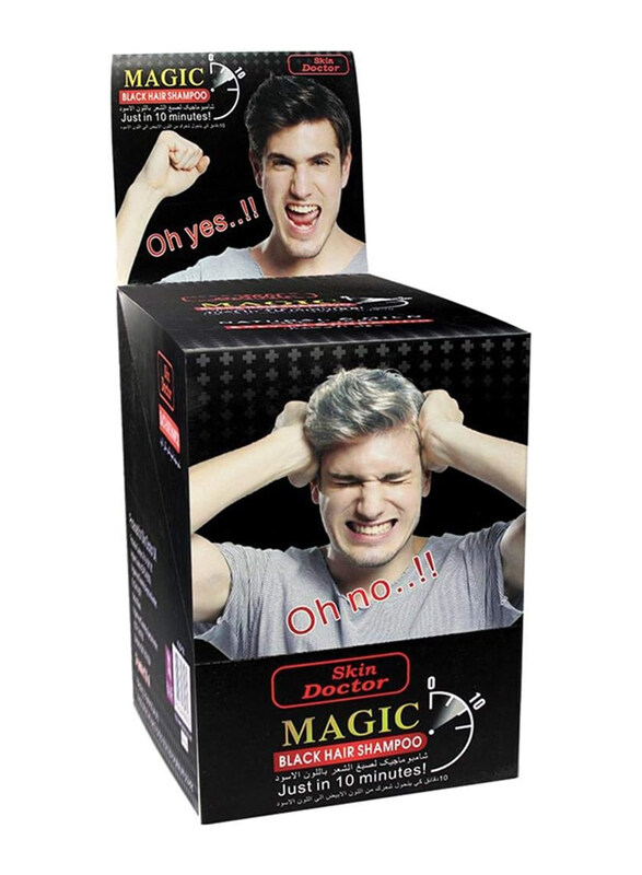 

Skin Doctor Magic Black Hair Shampoo for All Hair Types, 24 x 25ml