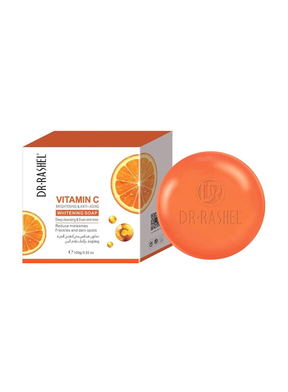 

Dr. Rashel Vitamin C Brightening & Anti-Aging Whitening Soap, 100g