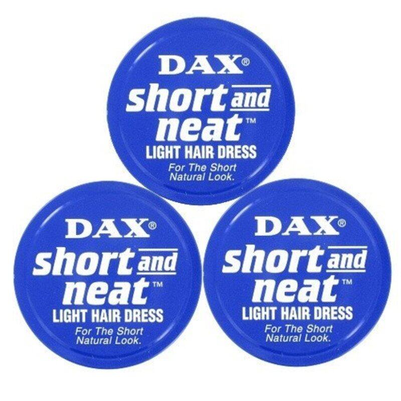 

Dax Short and Neat Light Hair Dress Wax, Pack of 3, 3.5oz