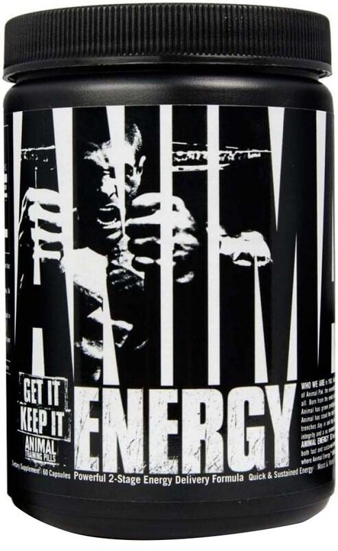 

Universal Nutrition Animal Energy Capsules, 60 Capsules, Unflavored