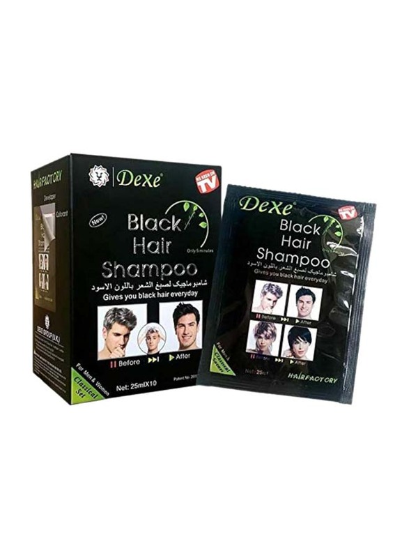 Dexe Hair Colour Shampoo, 250ml, Black