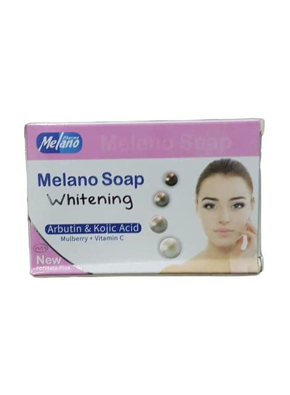 

Melano Whitening Soap with Arbutin and Vitamin C, 100g