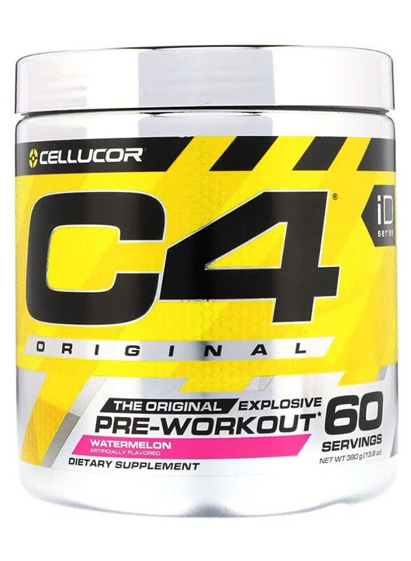 

Cellucor C4 Original Explosive Pre-Workout Powder Dietary Supplement, 60 Servings, Watermelon