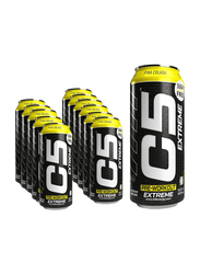 C5 Pre-Workout Extreme Energy Drink, 200mg, 473ml, 12 Piece, Pina Colada Extreme