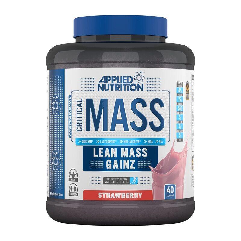 

Applied Nutrition Critical Mass Lean Mass Gainz, 2.4 Kg, Strawberry