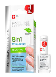 Eveline Cosmetics 8-in-1 Sensitive Nail Conditioner, Clear