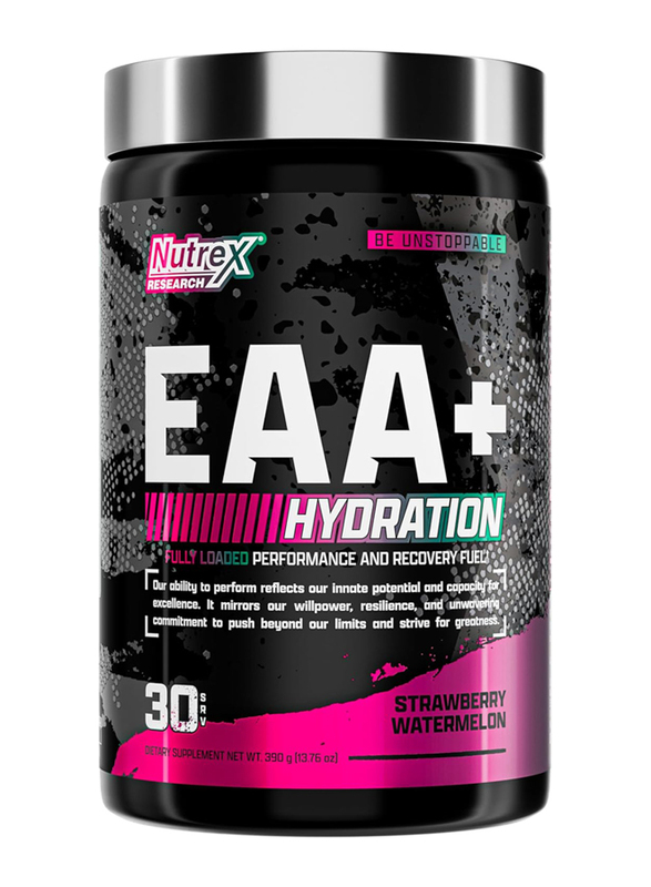 Nutrex Research EAA+ Hydration, 390gm, Strawberry Watermelon