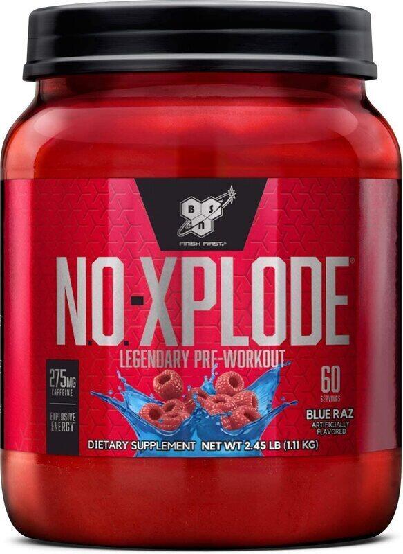 

BSN N.O.-XPLODE Legendary Pre Workout Powder, 1110 gm, Blue Raspberry