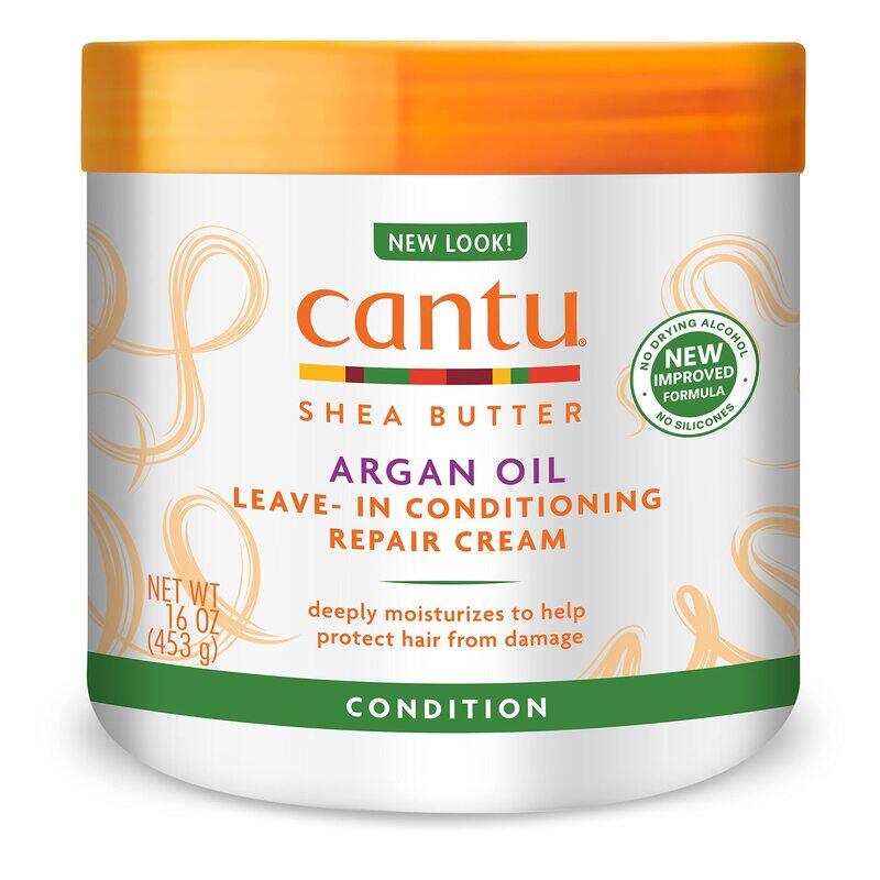 

Cantu Argan Oil Leave In Conditioning Repair Cream for Dry Hair, 16oz