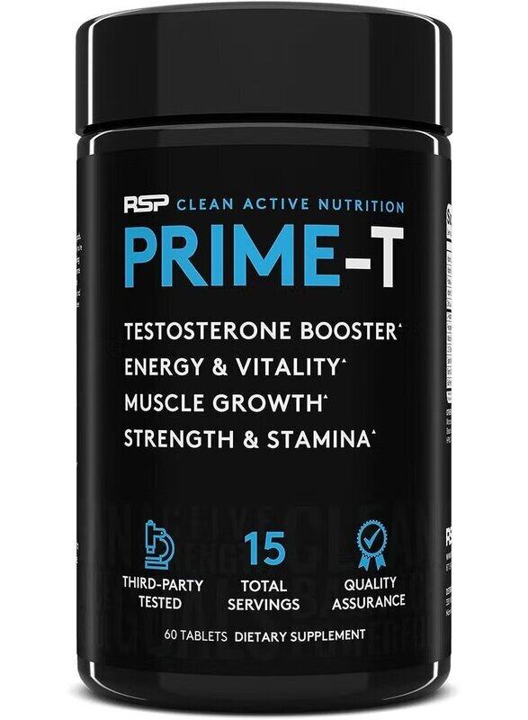 

RSP Nutrition Testosterone Booster for Men, 60 Capsules