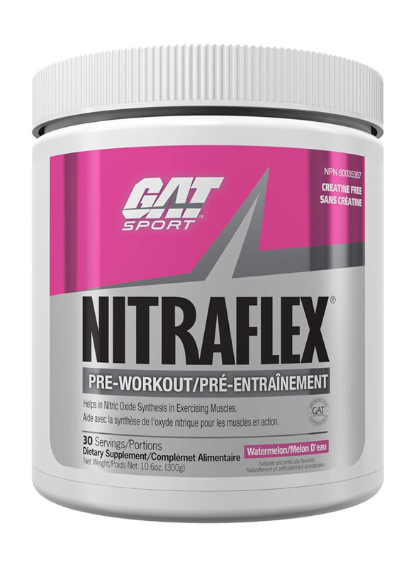 

GAT Sport Nitraflex Nutritional Supplement, 300gm, Watermelon