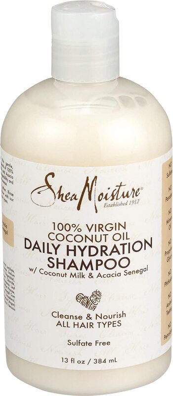 Shea Moisture 100% Virgin Coconut Oil Daily Hydration Shampoo, 384ml