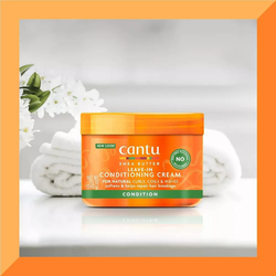 Cantu Shea Butter Leave-In Conditioning Cream for Natural Hair, 340g