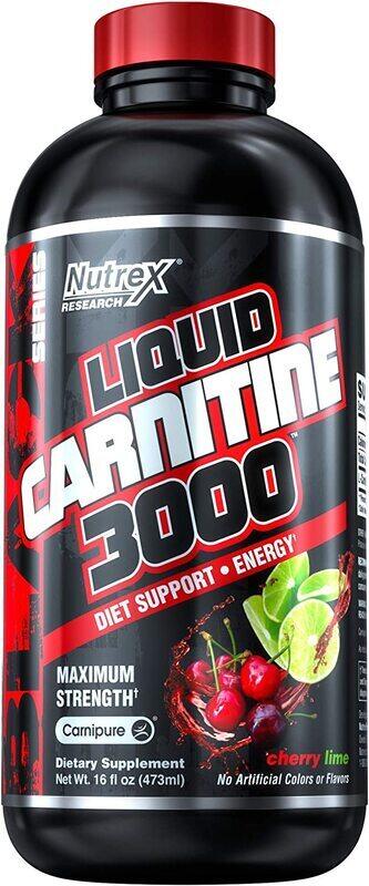 

Nutrex Research Liquid Carnitine 3000, 473ml, Cherry Lime