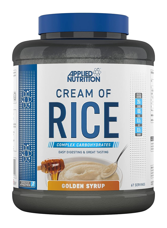 Applied Nutrition Cream of Rice Supplement, 67 Serving, 2 Kg, Golden Syrup