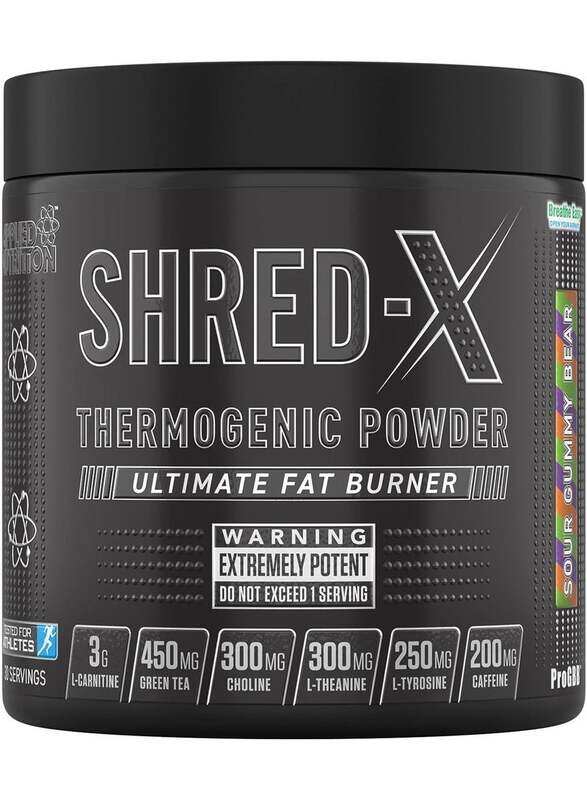 

Applied Nutrition Shred-X Fat Burner Thermogenic Powder, 30 Servings, Sour Gummy Bear