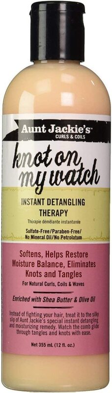 Aunt Jackie's Knot on My Watch Detangling Therapy for Curly Hair, 2 x 354ml