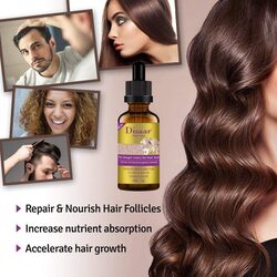 Disaar Beauty Natural Hair Growth Ginger Anti Hair Loss Essence Healthy Strong Thick Hair Essential Oil, 30 gm