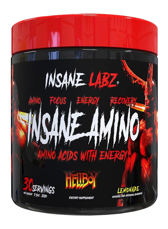 

Insane Labz Psychotic Amino HB Amino Acid, 30 Servings, Lemonade