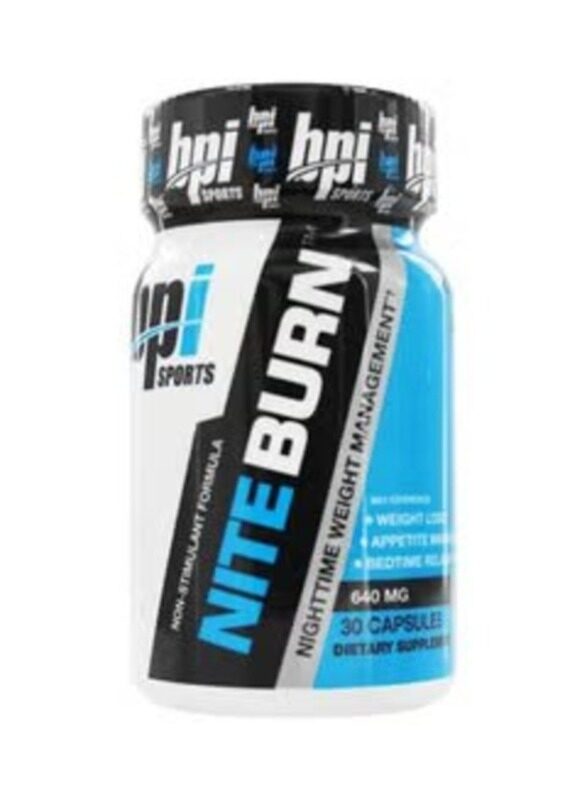 

BPI Sports Nite Burn, 30 Capsules, Unflavoured