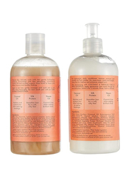 Shea Moisture Coconut & Hibiscus Curl & Shine Shampoo 384ml + Conditioner 384ml, Set