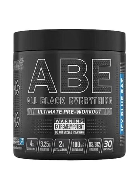 

Applied Nutrition Abe Ultimate Pre Workout, 30 Servings, Ice Blue Razz