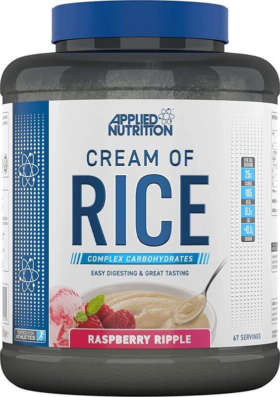 

Applied Nutrition Cream of Rice Protein Powder, 2Kg, Raspberry Ripple