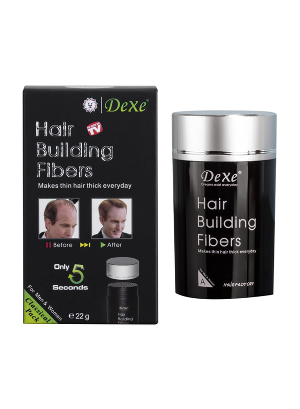 Dexe Hair Building Fibers Black, 22g