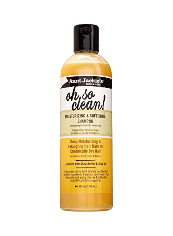 

Aunt Jackie's Oh So Moisturizing Hair Shampoo for All Hair Types, 2 x 355ml